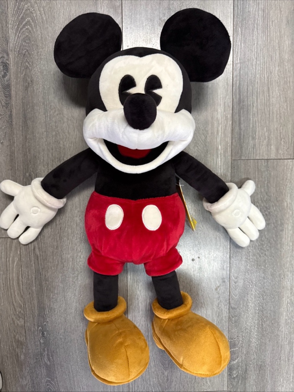 Vtg Disney Mickey Mouse Folkmanis hand puppet NOS w/ tags retired